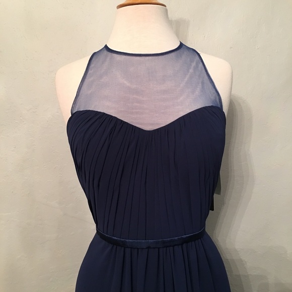 Aspeed, Elegant Evening gown, Navy Blue, Size XL - Picture 2 of 7